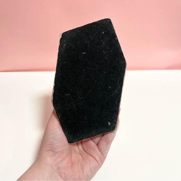 Vintage retro art deco floral acrylic lucite napkin holder - Picture 6 of 6